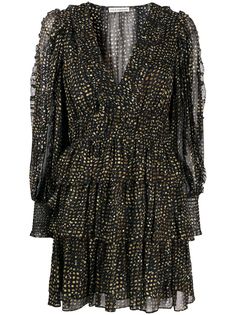 Ulla Johnson ярусное платье Prairie