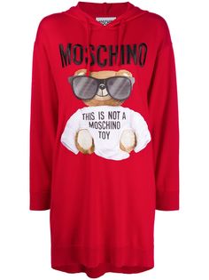 Moschino платье-свитер Teddy