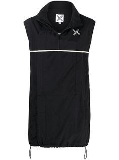Kenzo платье с логотипом и капюшоном