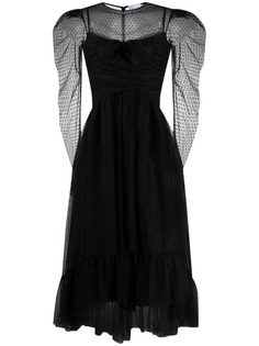RedValentino платье миди в горох