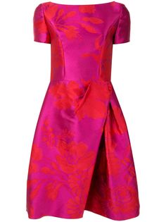 Carolina Herrera платье с жаккардовым цветочным узором