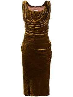 Vivienne Westwood платье миди с воротником-хомут