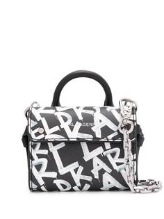 Karl Lagerfeld сумка через плечо Ikon с принтом граффити