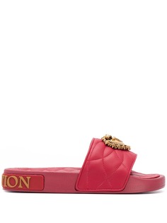Dolce & Gabbana декорированные шлепанцы