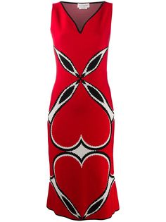 Alexander McQueen платье с принтом