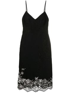 Ermanno Scervino платье-комбинация с кружевом