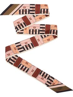 Fendi шарф Wrappy с принтом