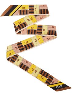 Fendi шарф Wrappy с принтом