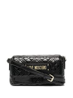 Love Moschino стеганая сумка через плечо с логотипом
