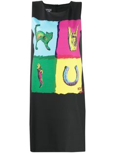 Boutique Moschino платье без рукавов с принтом