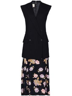 Rentrayage платье миди со вставками