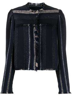 Isabel Marant Étoile укороченный твидовый жакет