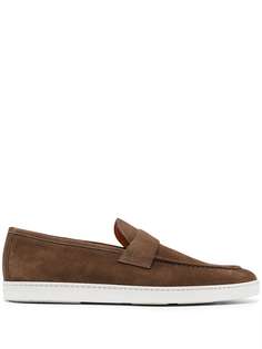 Santoni лоферы с ремешком