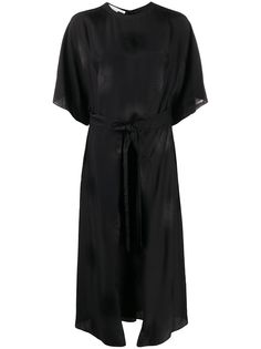Stella McCartney жаккардовое платье миди с поясом