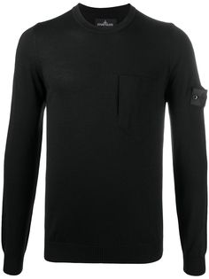 Stone Island Shadow Project толстовка с нашивкой-логотипом