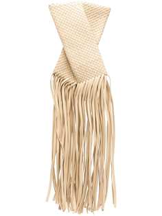 Bottega Veneta клатч BV Fringe Crisscross