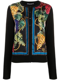 Dolce & Gabbana кардиган с круглым вырезом и узором