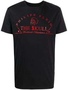 Philipp Plein футболка с круглым вырезом и логотипом