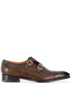 Santoni туфли с пряжками