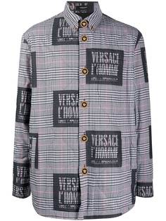 Versace рубашка с логотипом