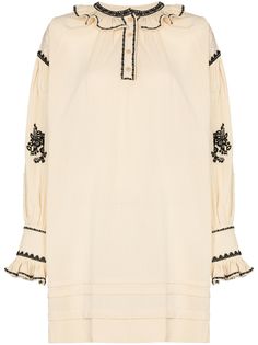Isabel Marant Étoile платье мини Ruby с вышивкой