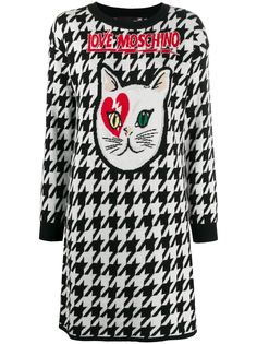 Love Moschino платье-трапеция мини