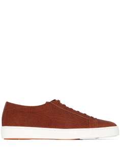 Santoni кеды на шнуровке