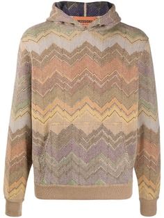 Missoni худи с узором зигзаг