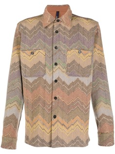Missoni рубашка с узором зигзаг