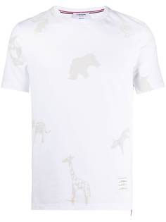 Thom Browne футболка с принтом