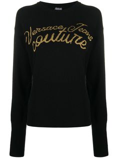 Versace Jeans Couture джемпер оверсайз с логотипом