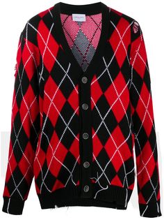 Family First кардиган с узором аргайл