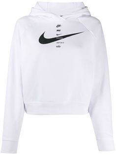 Nike укороченное худи с логотипом