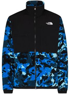 The North Face флисовая куртка с камуфляжным принтом