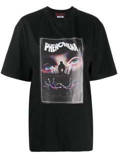 MSGM футболка с графичным принтом