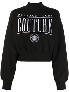 Versace Jeans Couture укороченная толстовка с логотипом