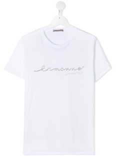 Ermanno Scervino Junior футболка с логотипом