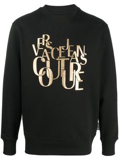 Versace Jeans Couture толстовка с круглым вырезом и логотипом