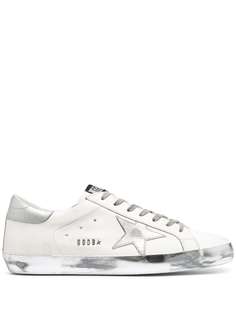 Golden Goose кеды Superstar с эффектом металлик