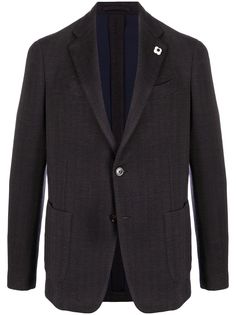 Lardini однобортный пиджак с булавкой