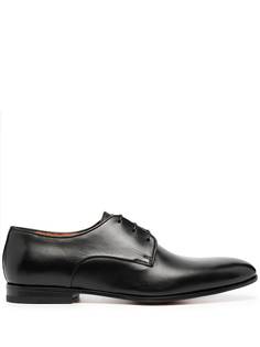 Santoni туфли на шнуровке