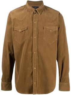 Alanui вельветовая рубашка на пуговицах