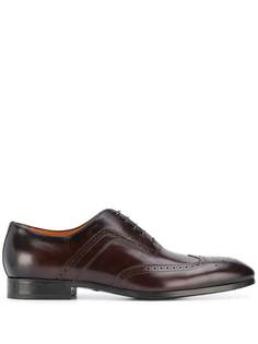 Santoni туфли на шнуровке