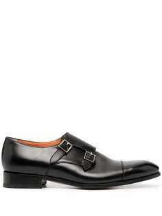 Santoni туфли с пряжками