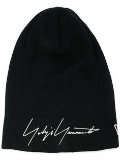 Yohji Yamamoto шапка бини с вышитым логотипом