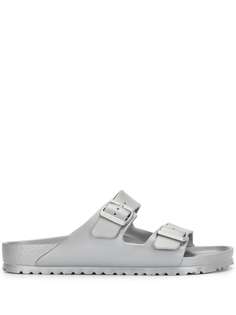 Birkenstock сандалии Arizona с эффектом металлик