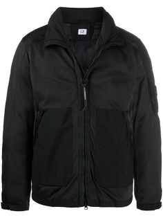 C.P. Company фактурная куртка с капюшоном и линзами