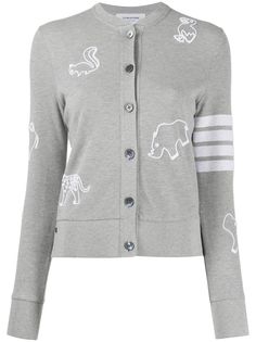 Thom Browne кардиган с вышивкой
