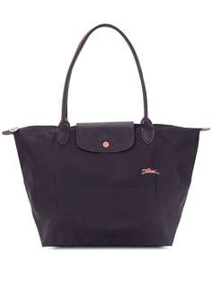 Longchamp сумка на плечо с вышитым логотипом