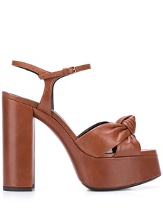 Saint Laurent босоножки Bianca 85 на платформе